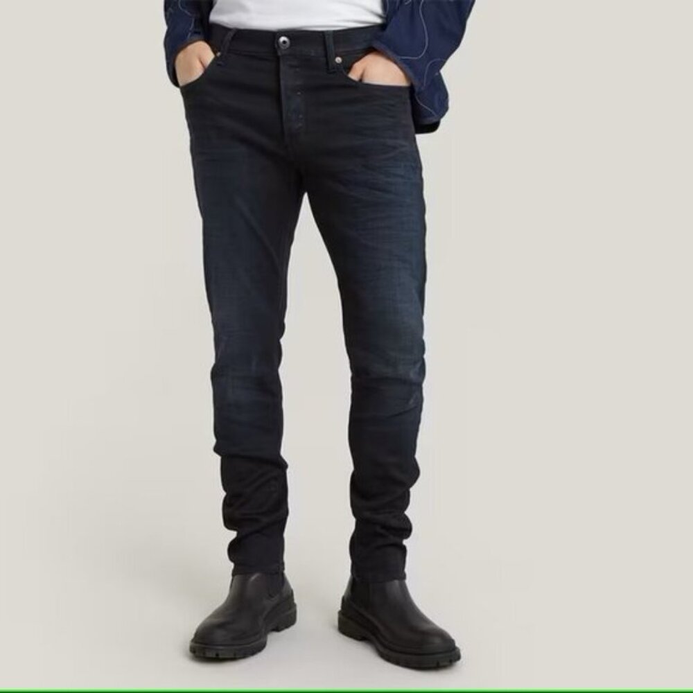 G-Star 3301 Slim Black Jeans